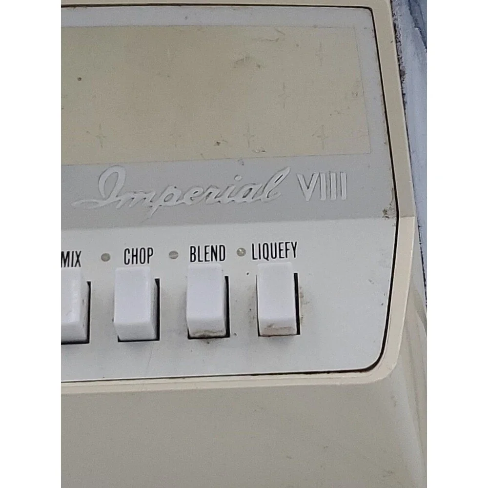 VTG Osterizer Imperial VIII Dual range 8-Speed Blender Mixer Chrome Base 542